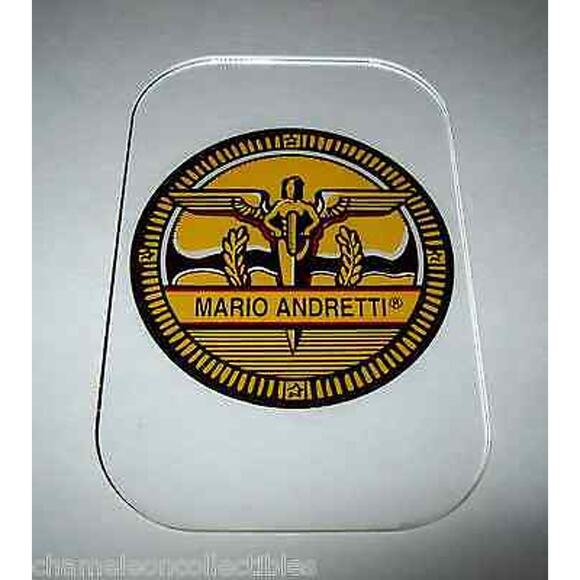 Mario Andretti Pinball Machine Original Thick Promo Plastic Coaster 1995 Vintage - Picture 2 of 2